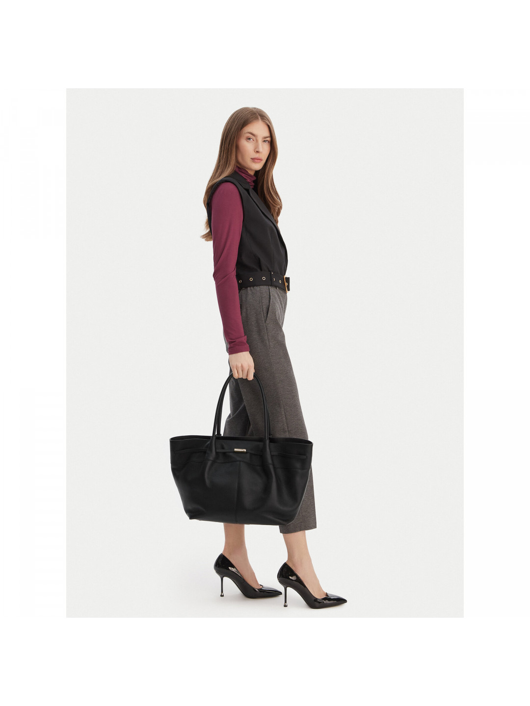 Kabelka BOSS Helya Tote 50557977 Černá